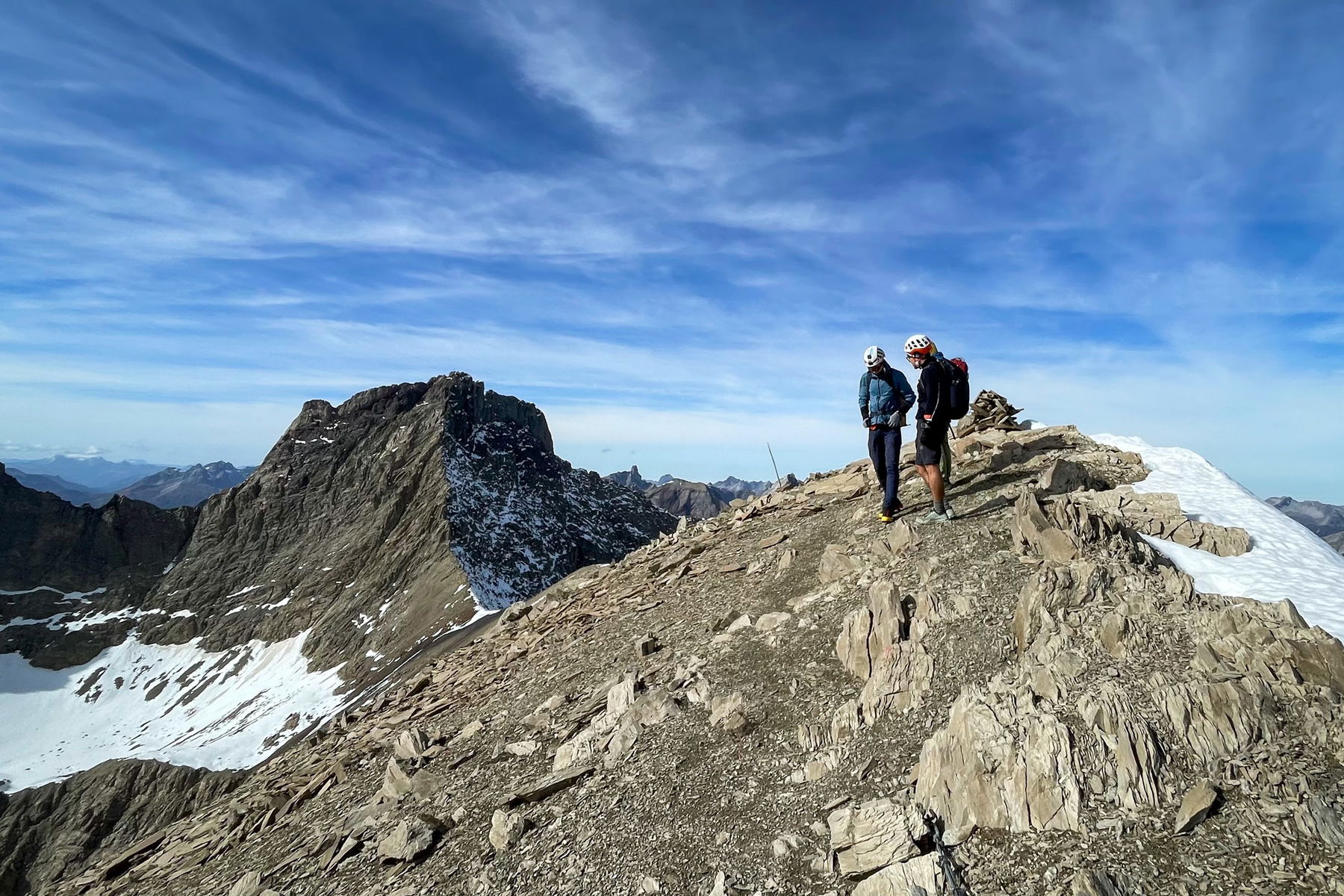 Am Gatschkopf, im Hintergrund die Parseierspitze. Foto: Linus Güttler