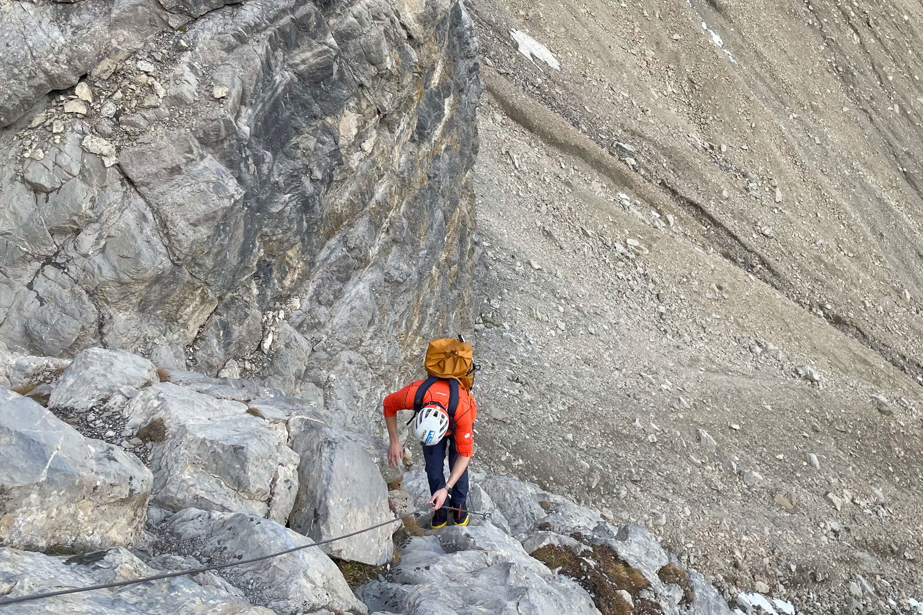 Abstieg zur Augsburger Hütte. Fotos: Linus Güttler
