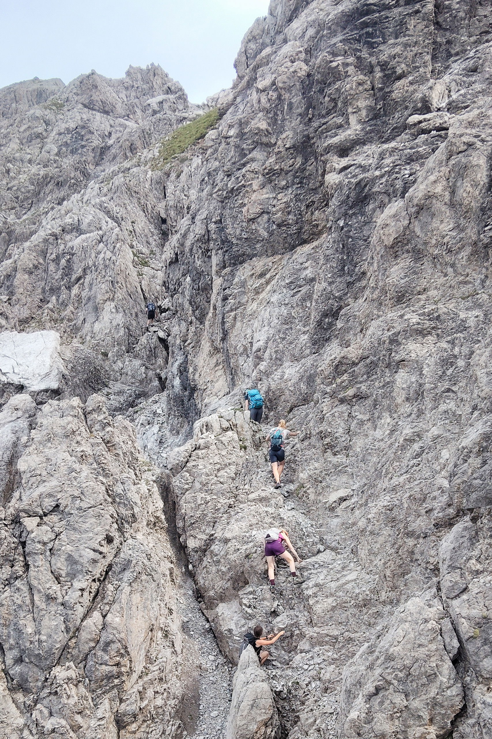 Aufstieg zum Gottvater. Foto: Norman und Lisa