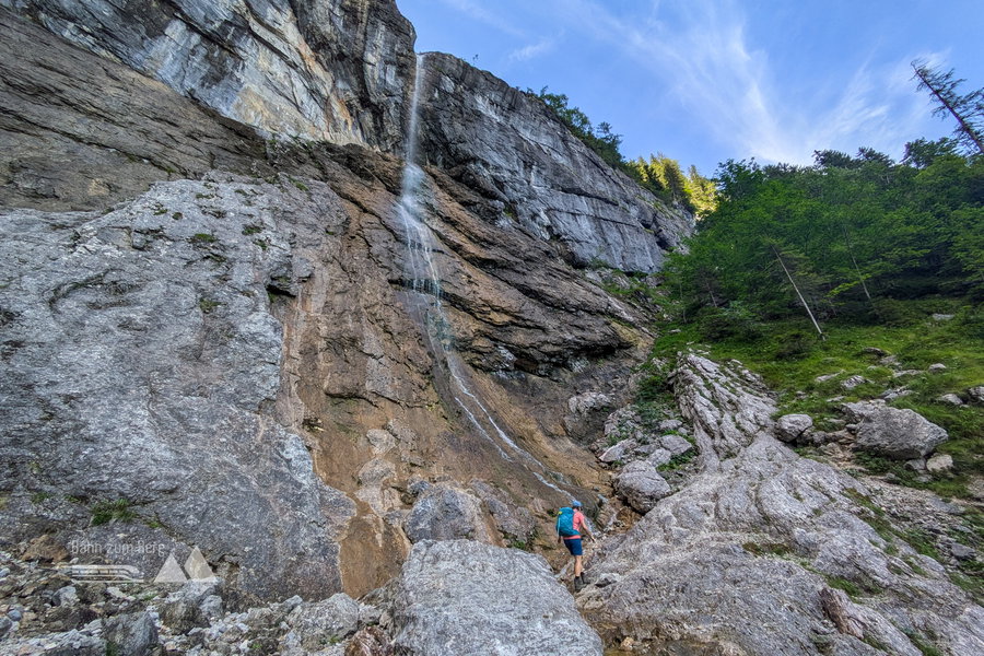 Der namensgebende Wasserfall. Foto: Anna, POW AT