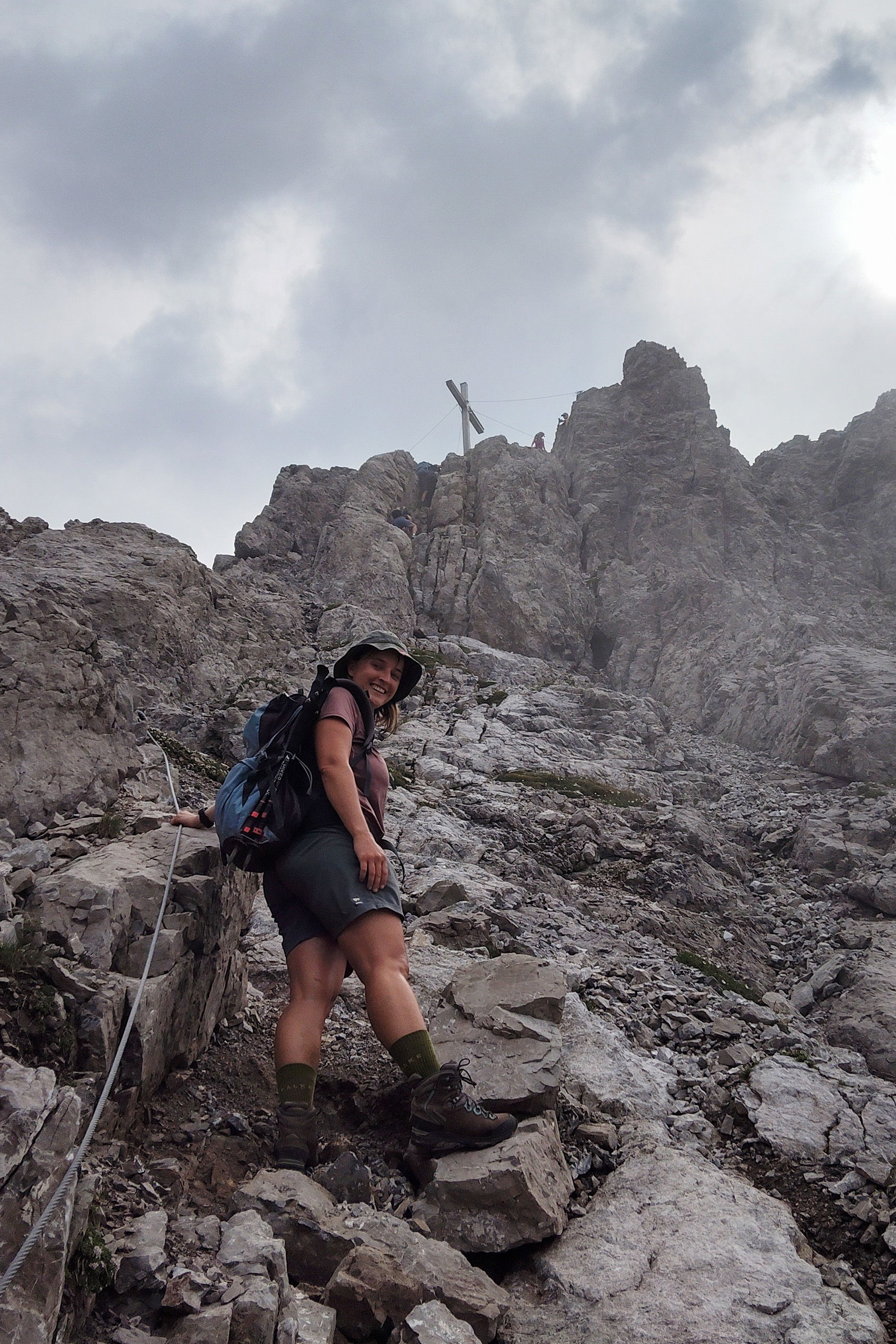 Aufstieg zum Gottvater. Foto: Norman und Lisa