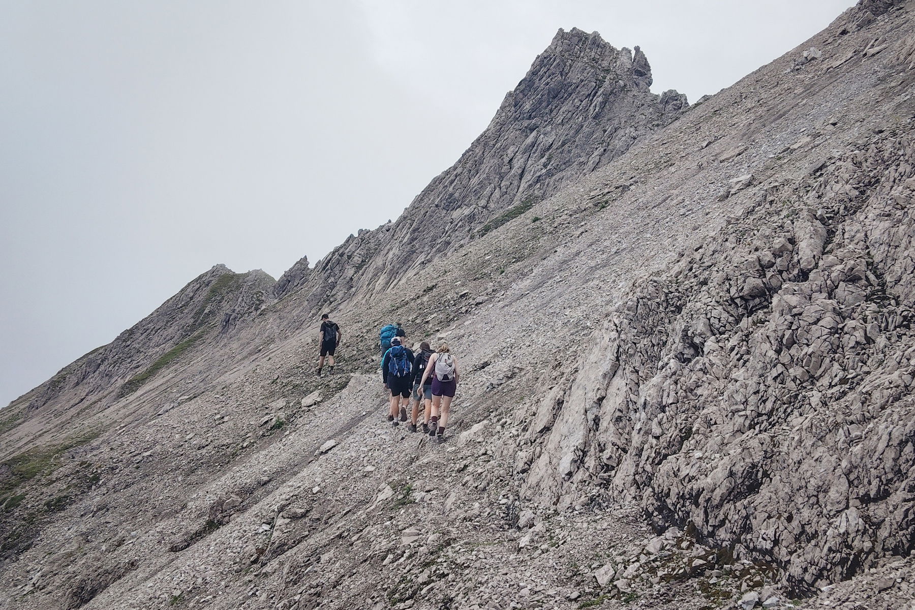 Weiter geht’s zum kleinen Valkastiel. Foto: Norman und Lisa