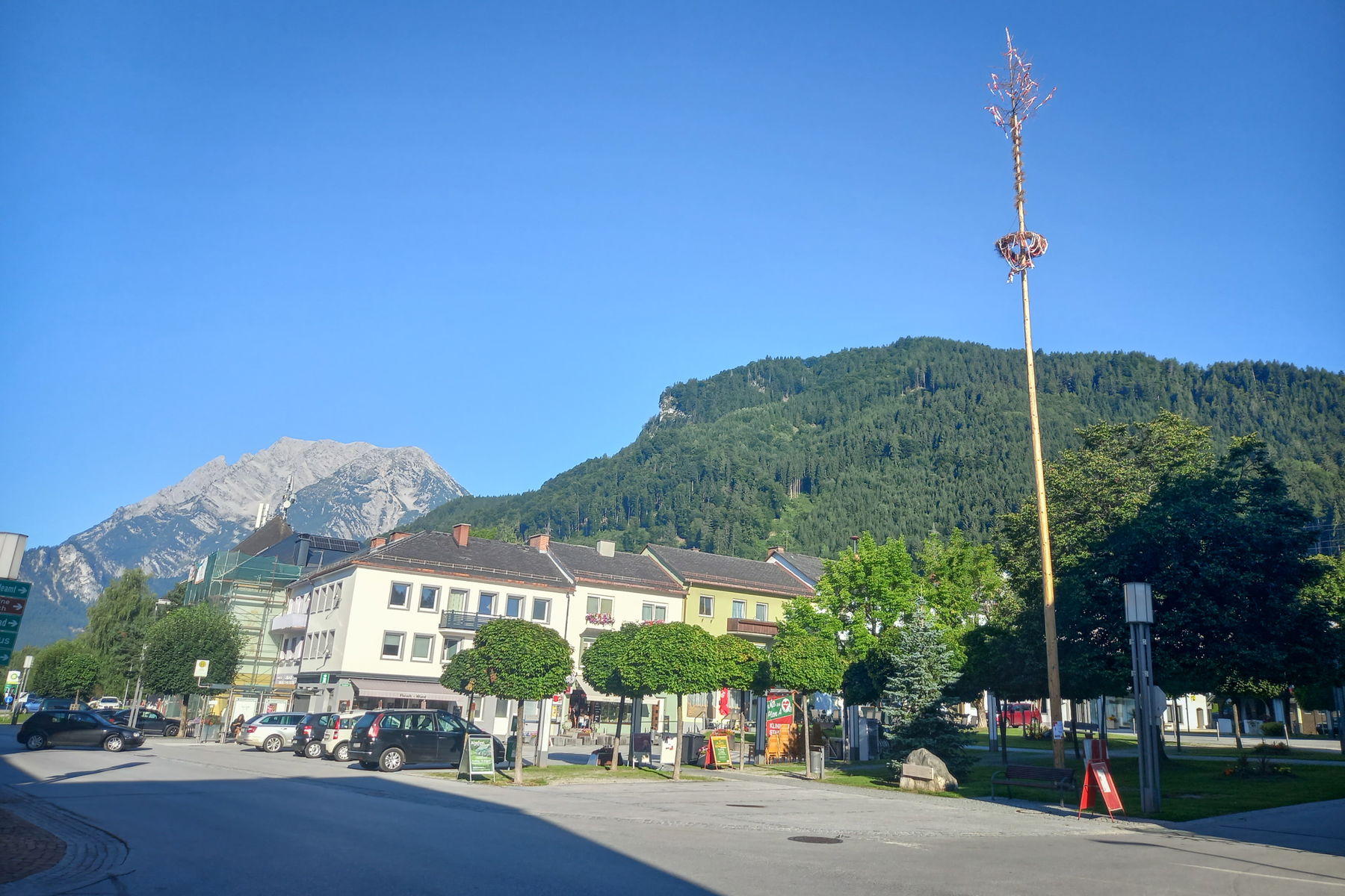 Hauptplatz Stainach. Foto: Martina Friesenbichler