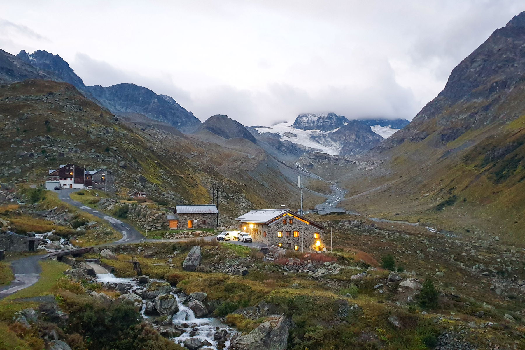 Morgenstimmung auf der Jamtalhütte. Fotos: Markus Büchler