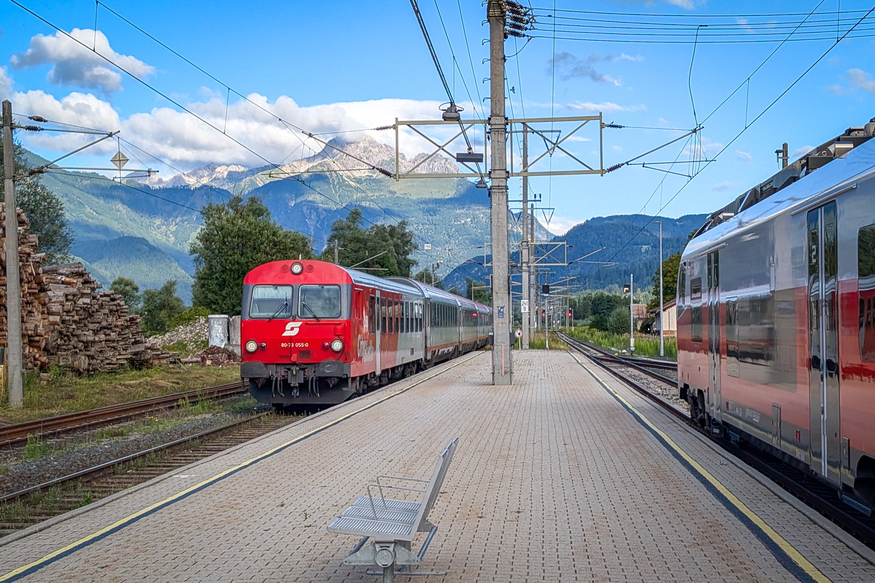 Bahnstation Dellach im Drautal. Foto: Martin Heppner