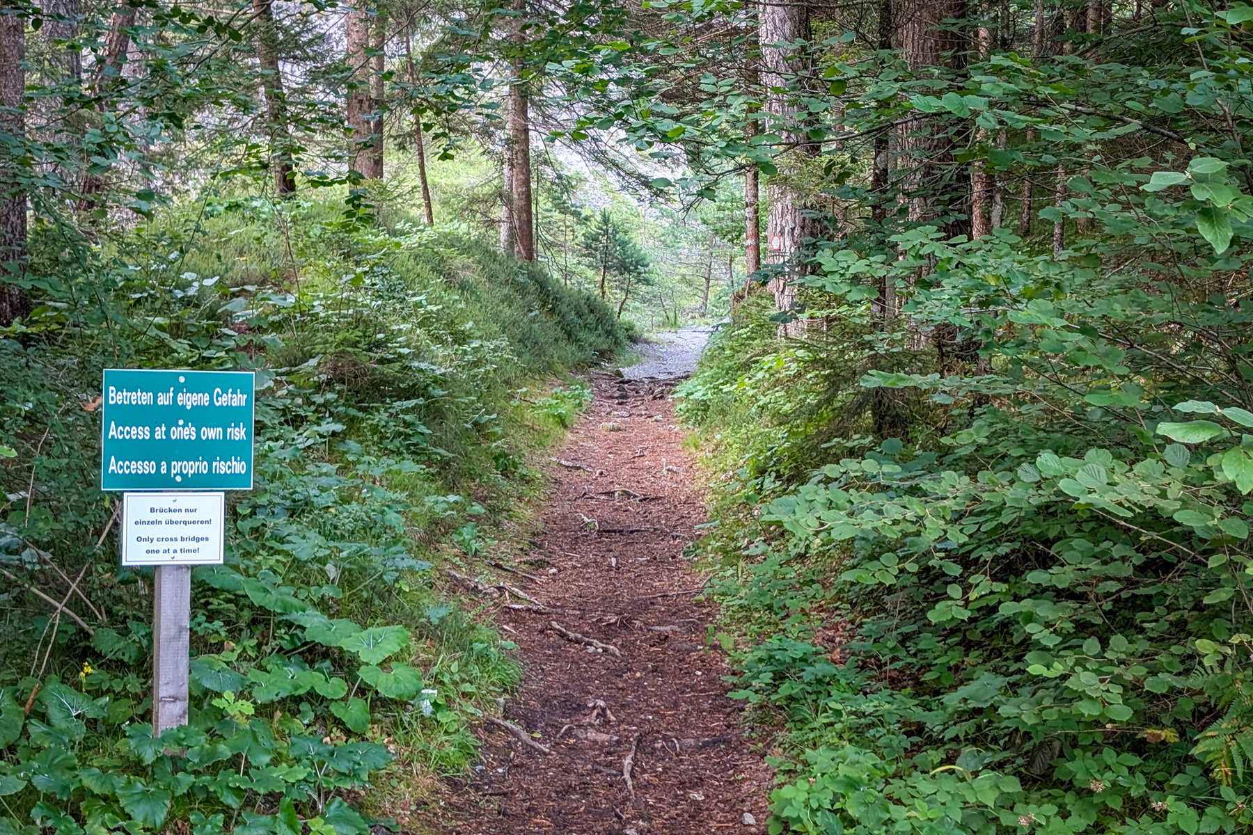 Eingang Geißlochklamm. Foto: Martin Heppner