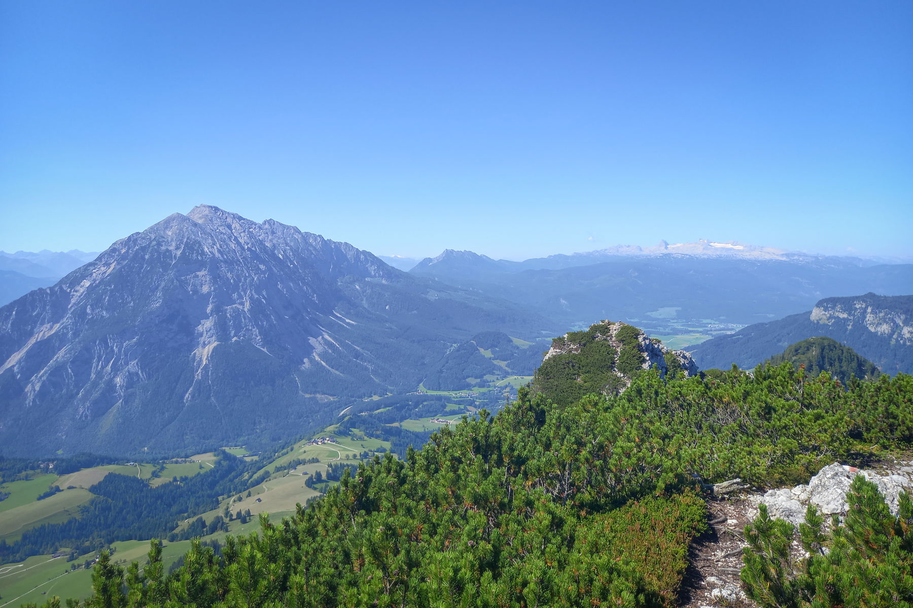 Grimming und Dachstein. Foto: Martina Friesenbichler