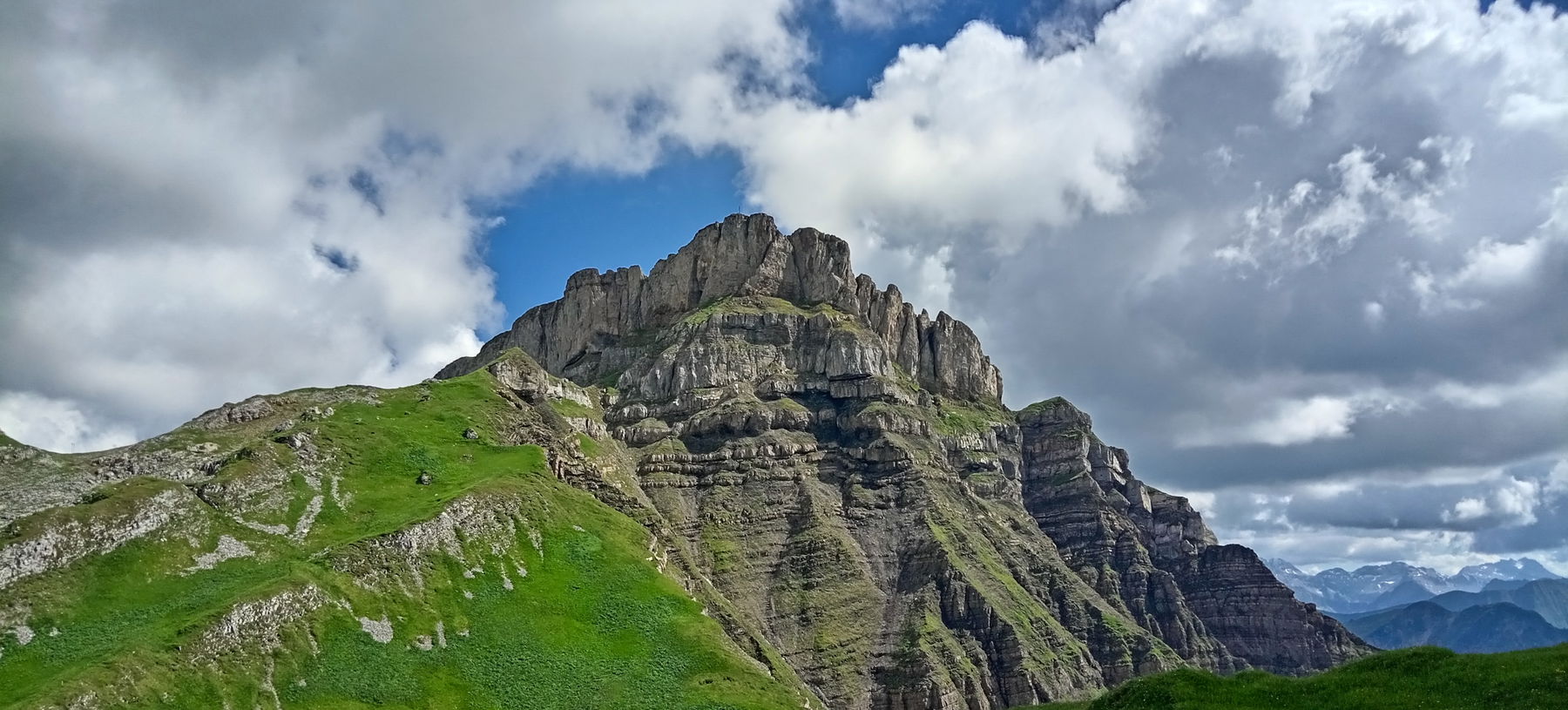 Blick von Westen auf den Hohen Ifen. Foto: Norman und Lisa