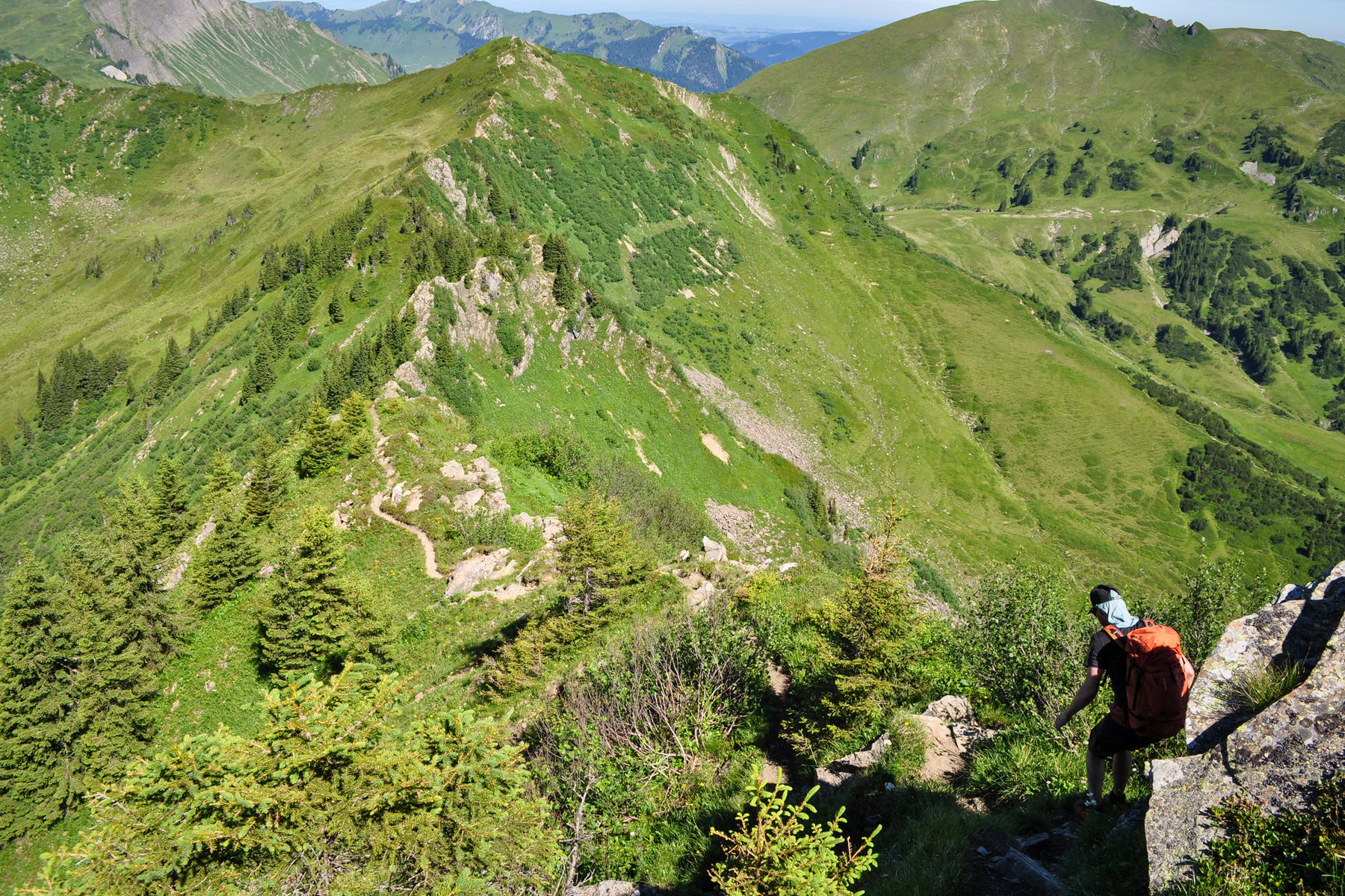 Dem Gratverlauf folgend... Foto: Norman und Lisa