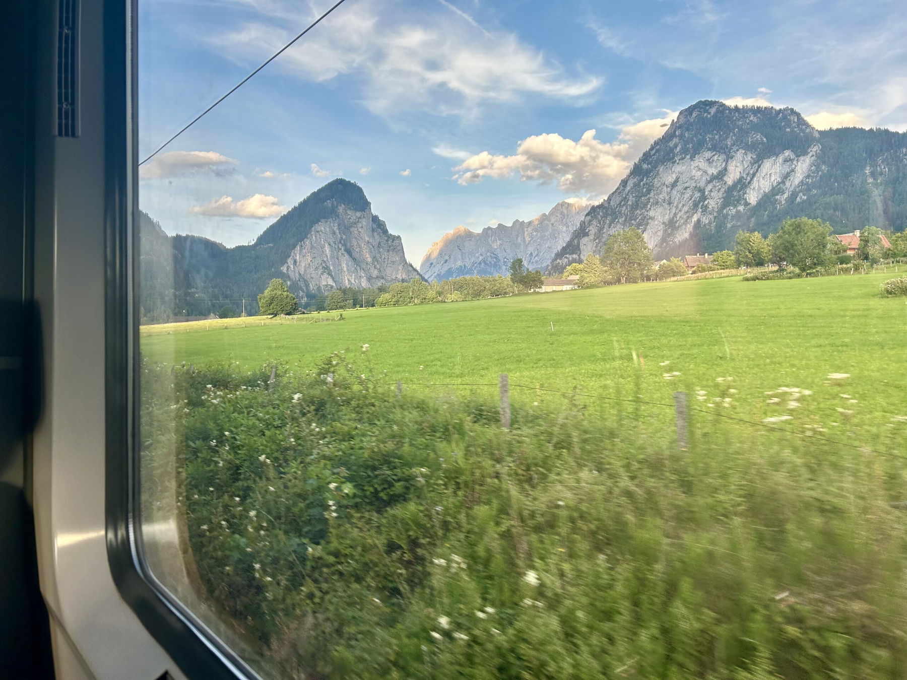 Krönender Abschluss, Zugfahrt durchs Gesäuse. Foto Veronika Schöll