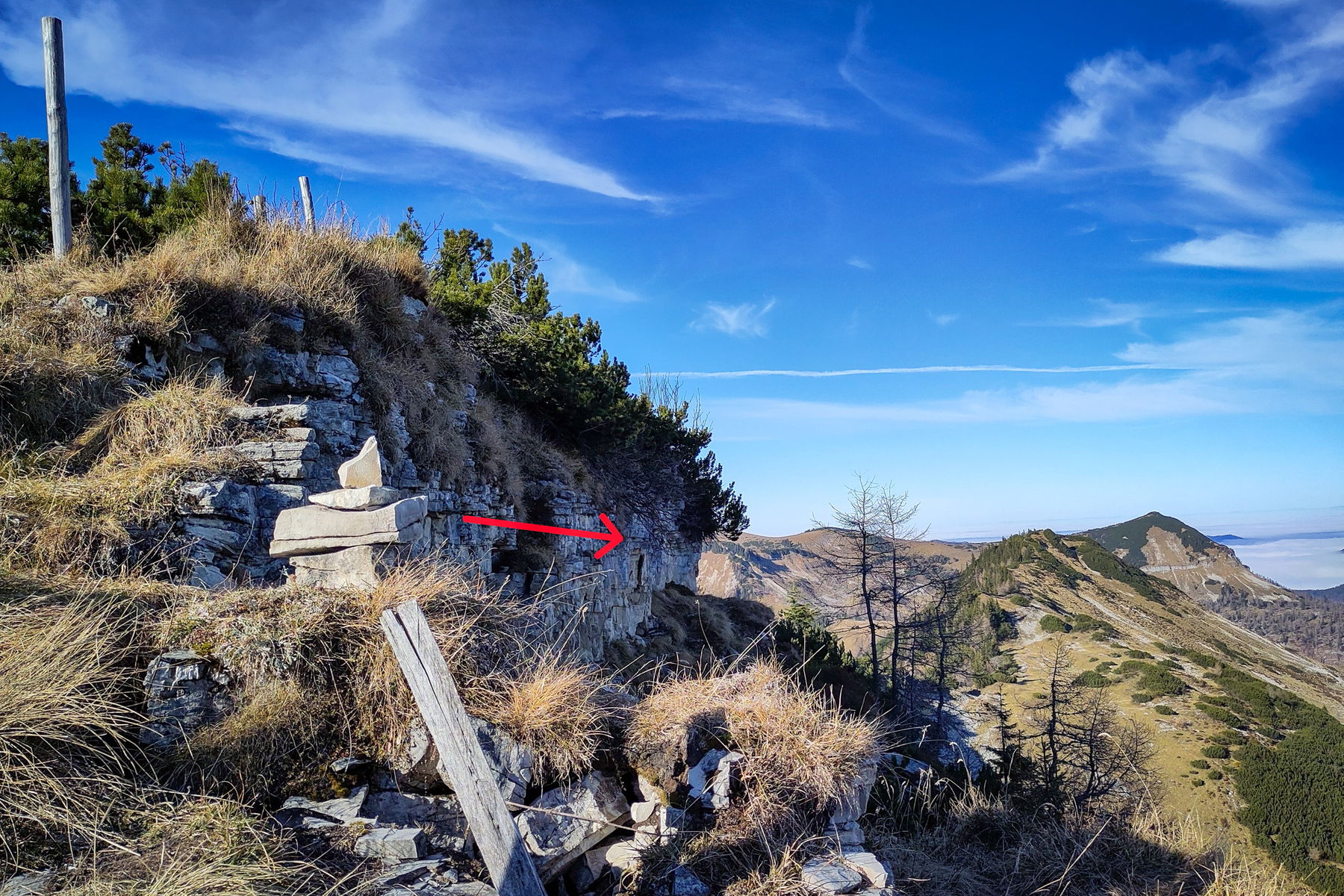 Eigentlich nicht zu verfehlen – das schöne Band nach Norden. Foto: Karl Plohovich