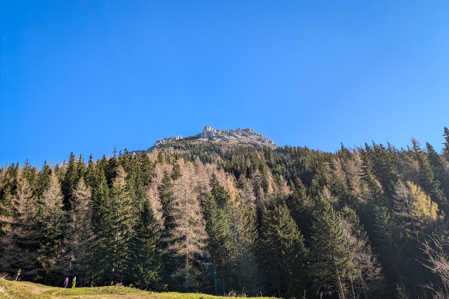 Der erste Blick auf die Leobner Mauer. Foto: Anna, POW AT