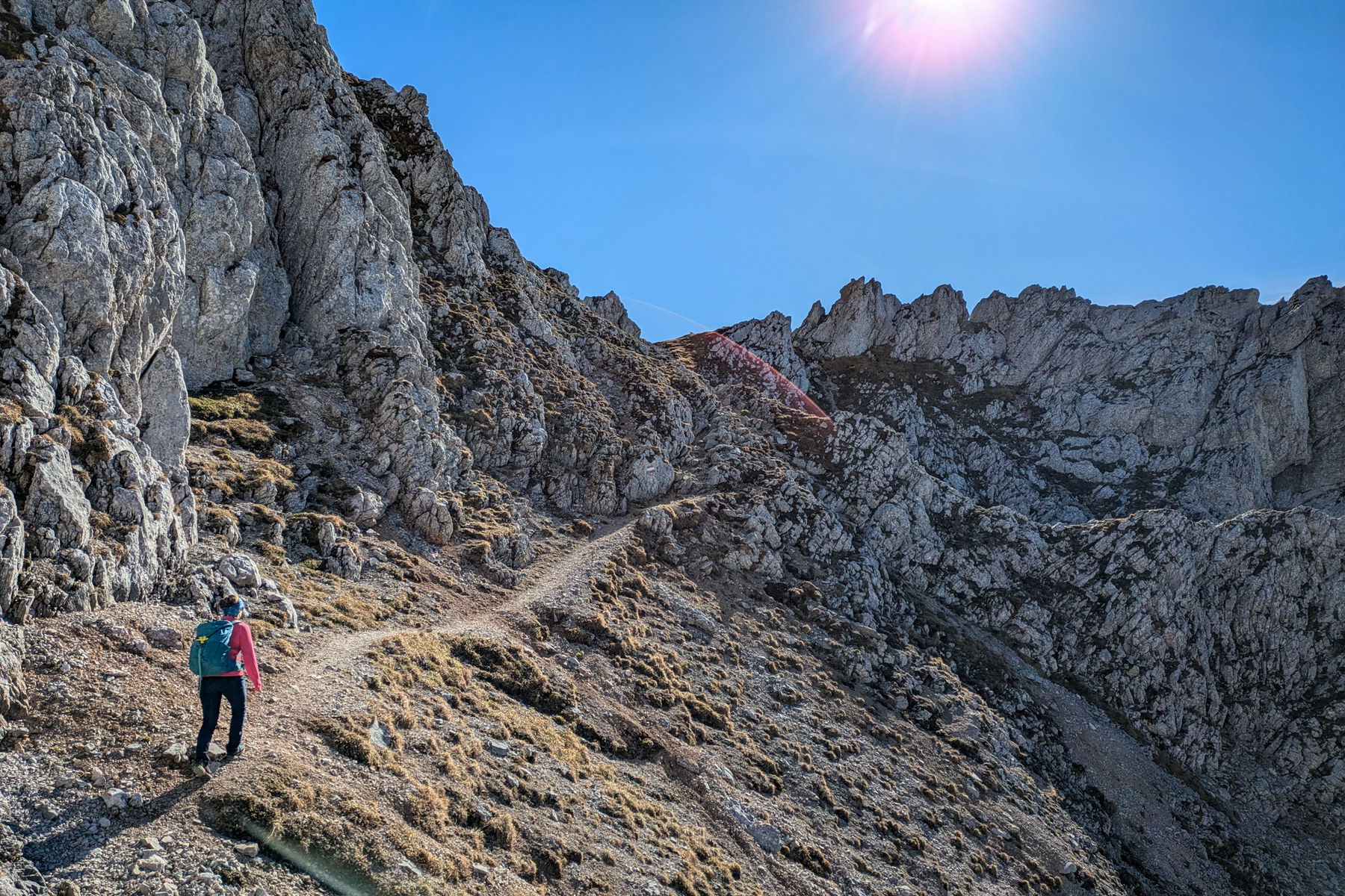 Am Ende wird es auch ein bisschen felsiger. Foto: Anna, POW AT