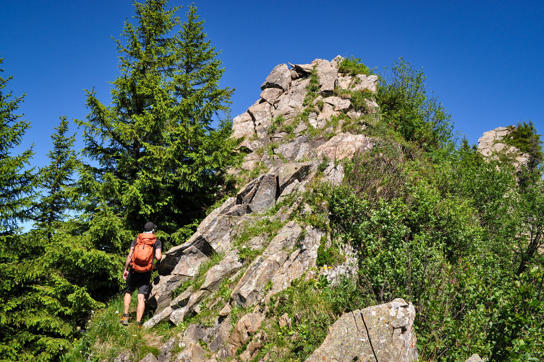 …über Felsblöcke... Foto: Norman und Lisa