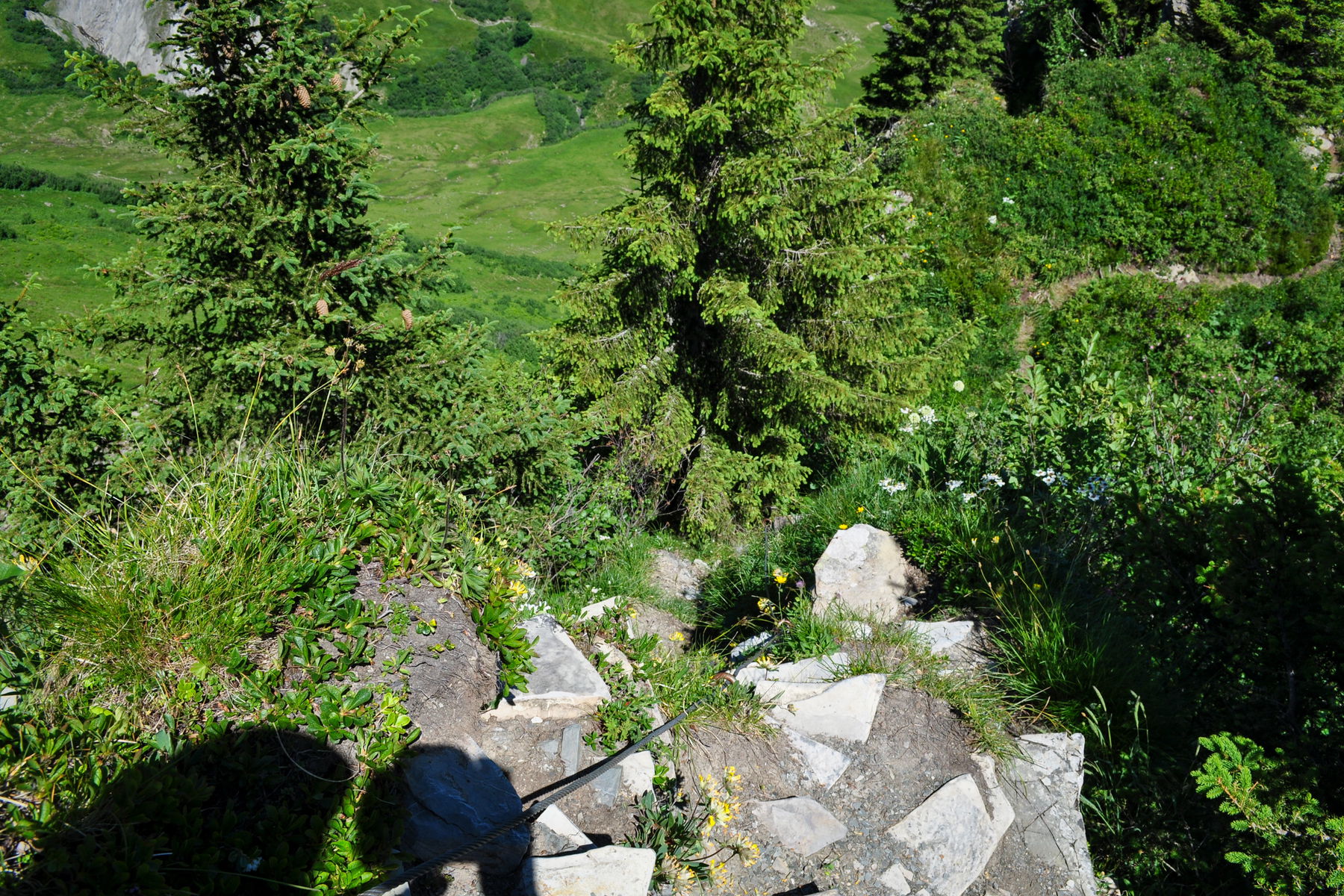 …und enge Pfade entlang. Foto: Norman und Lisa