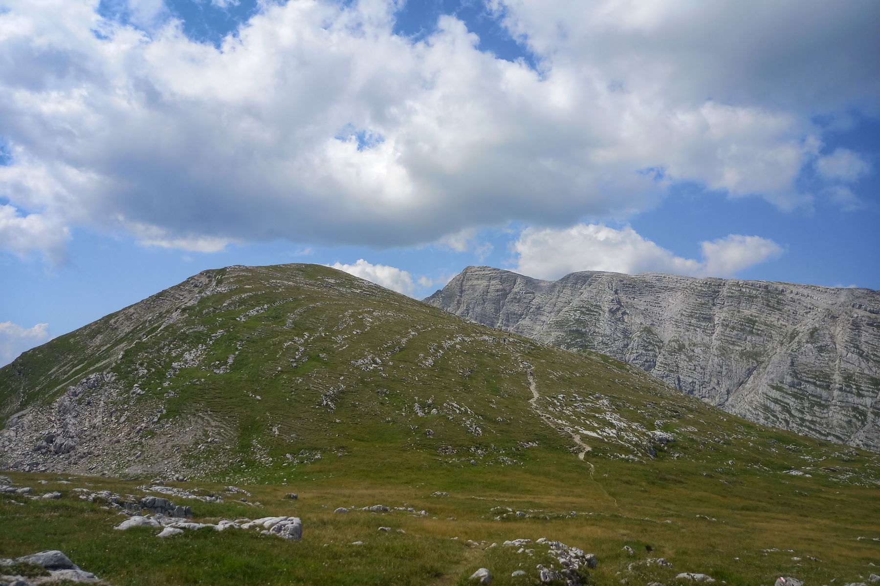 Schlussanstieg zum Toten Mann. Foto: Martina Friesenbichler