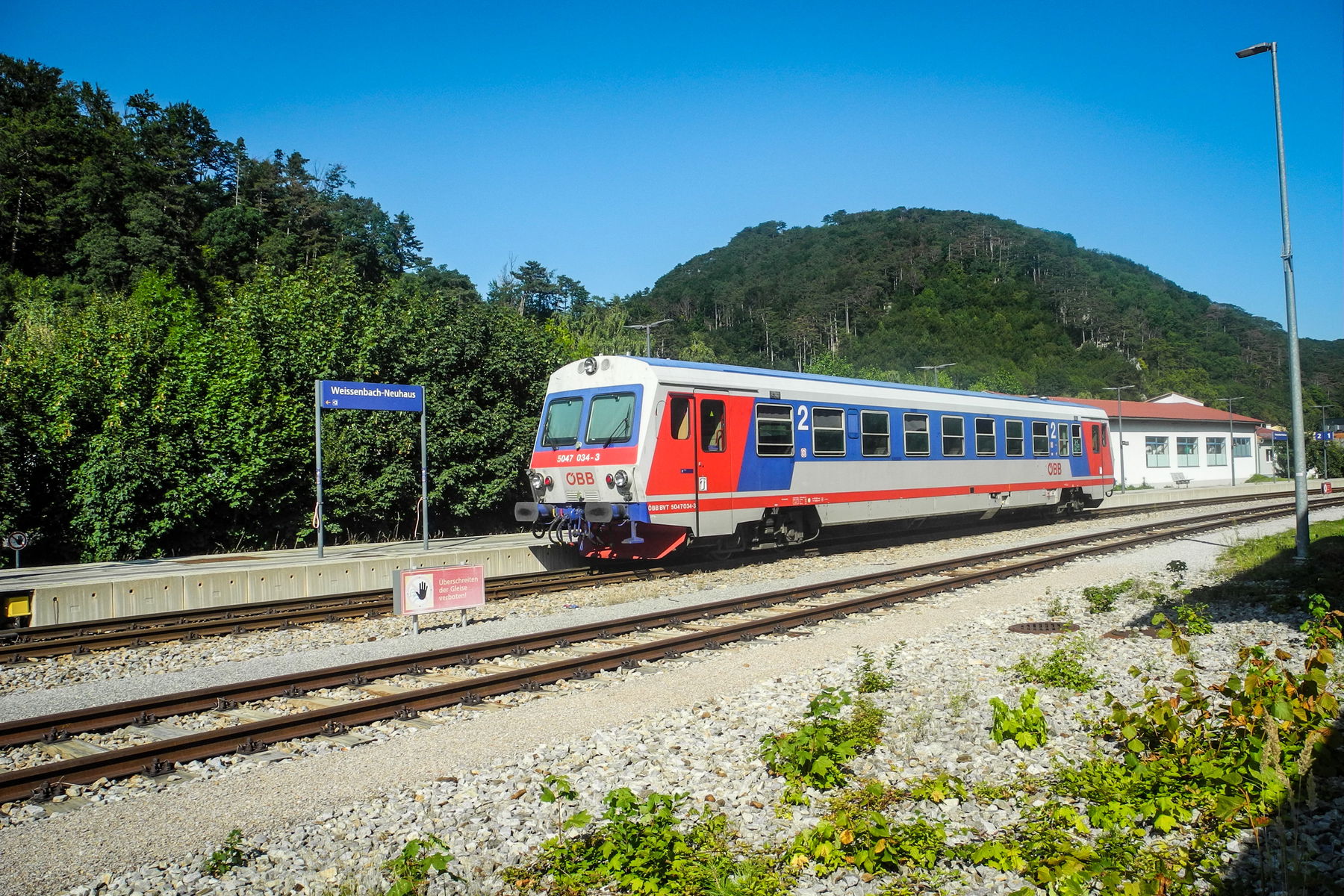 Rückfahrt vom Bahnhof Weissenbach-Neuhaus. Foto: Barbara Wanzenböck