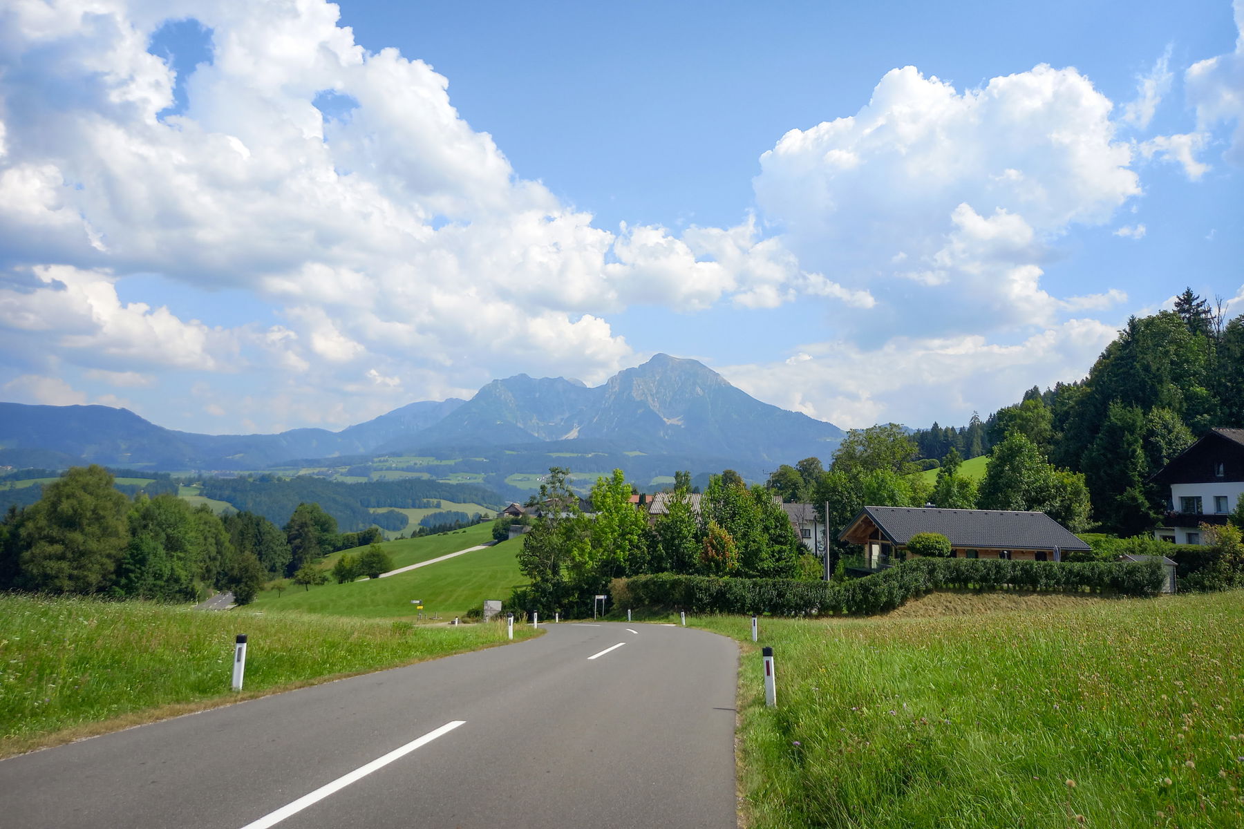 Rückfahrt nach Spital am Pyhrn mit Blick zum Großen Pyhrgas. Foto: Martina Friesenbichler