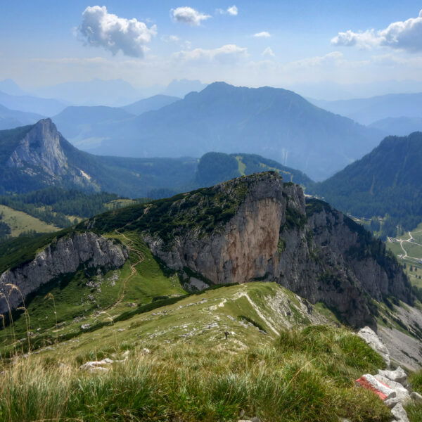Rote Wand von oben. Foto: Martina Friesenbichler