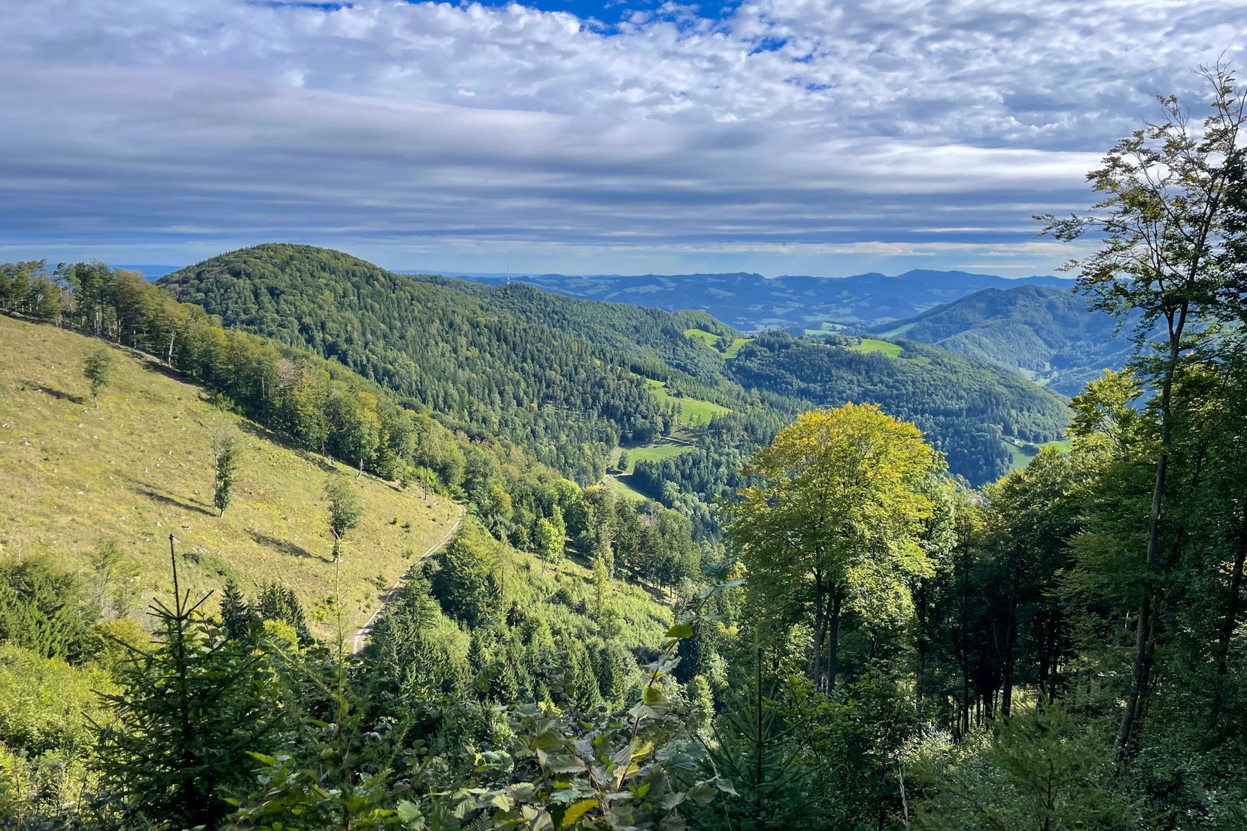 Blick vom Lorenzipechkogel. Foto: Ursula Truebswasser