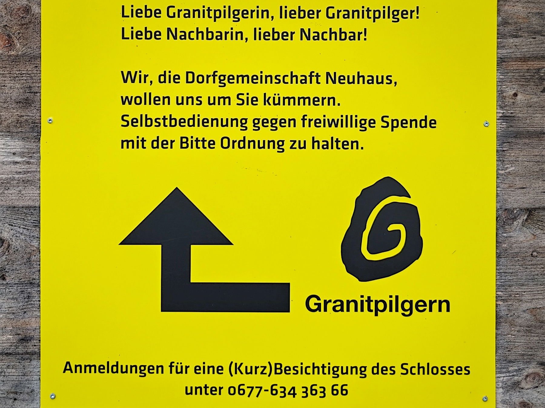 Das gastfreundliche Neuhaus. Foto: Ursula Truebswasser