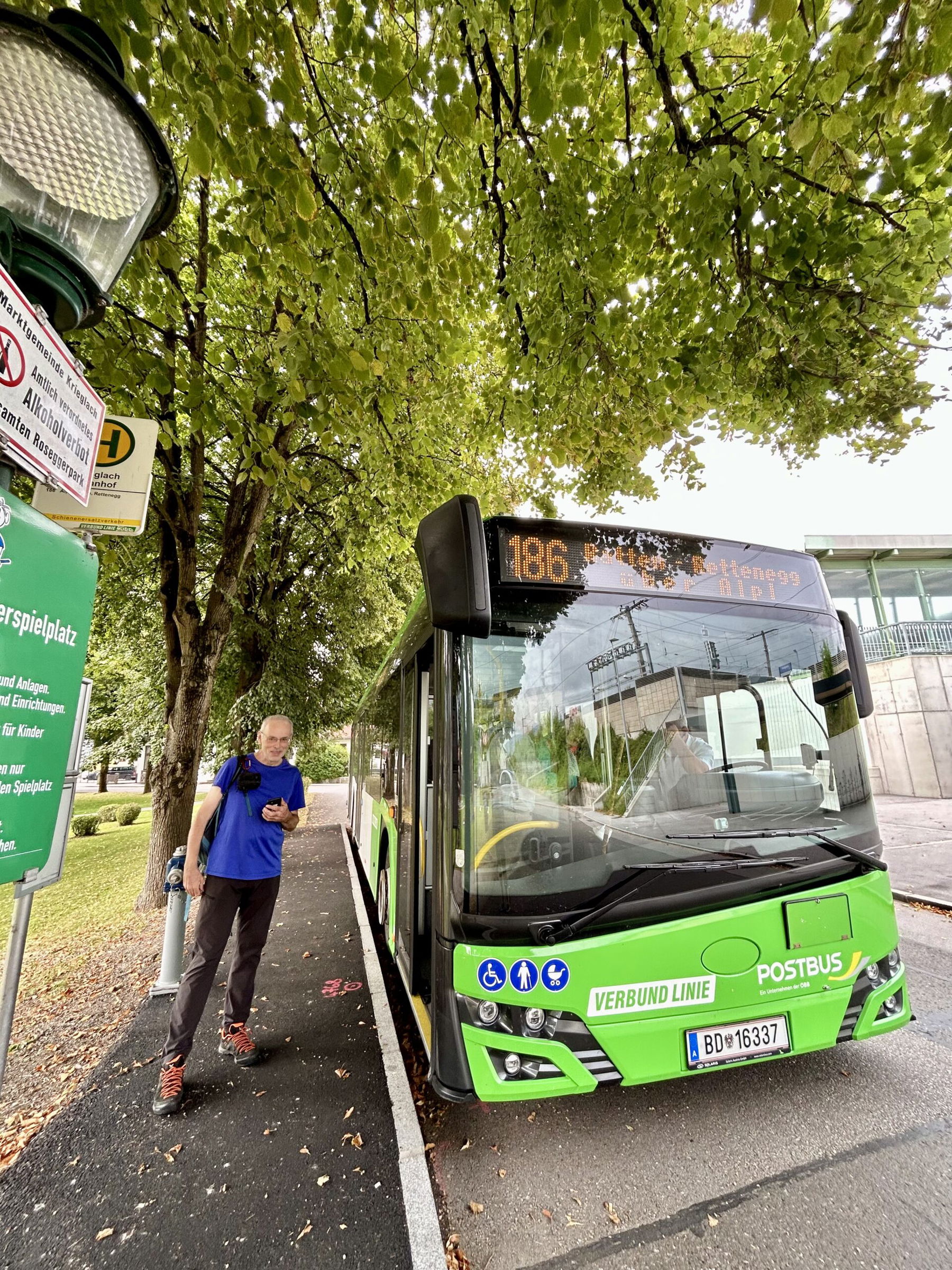 Einsteigen in Krieglach, Pfarrkirche in Rettenegg. Fotos Veronika Schöll