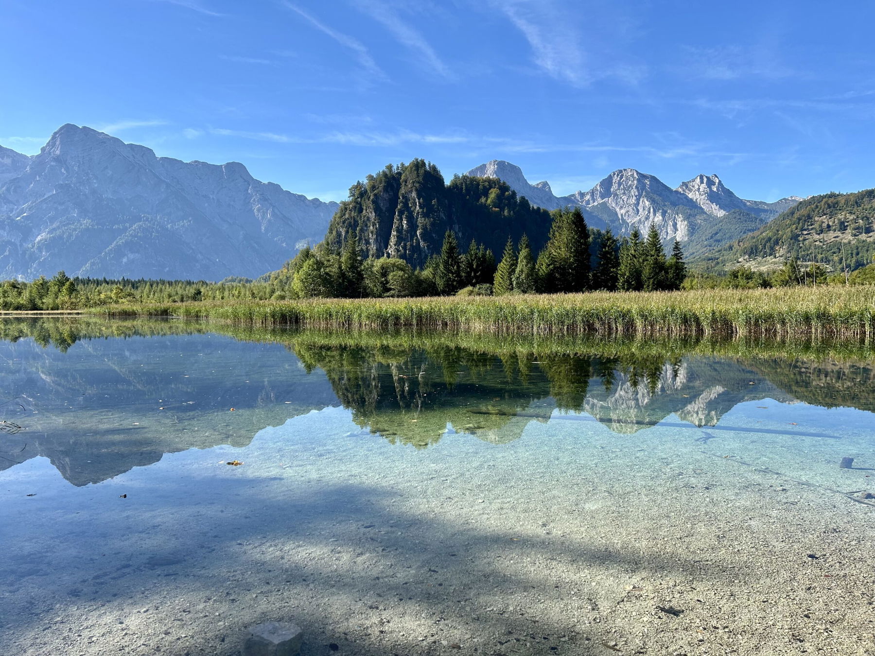 Almsee und Totes Gebirge. Foto Veronika Schöll