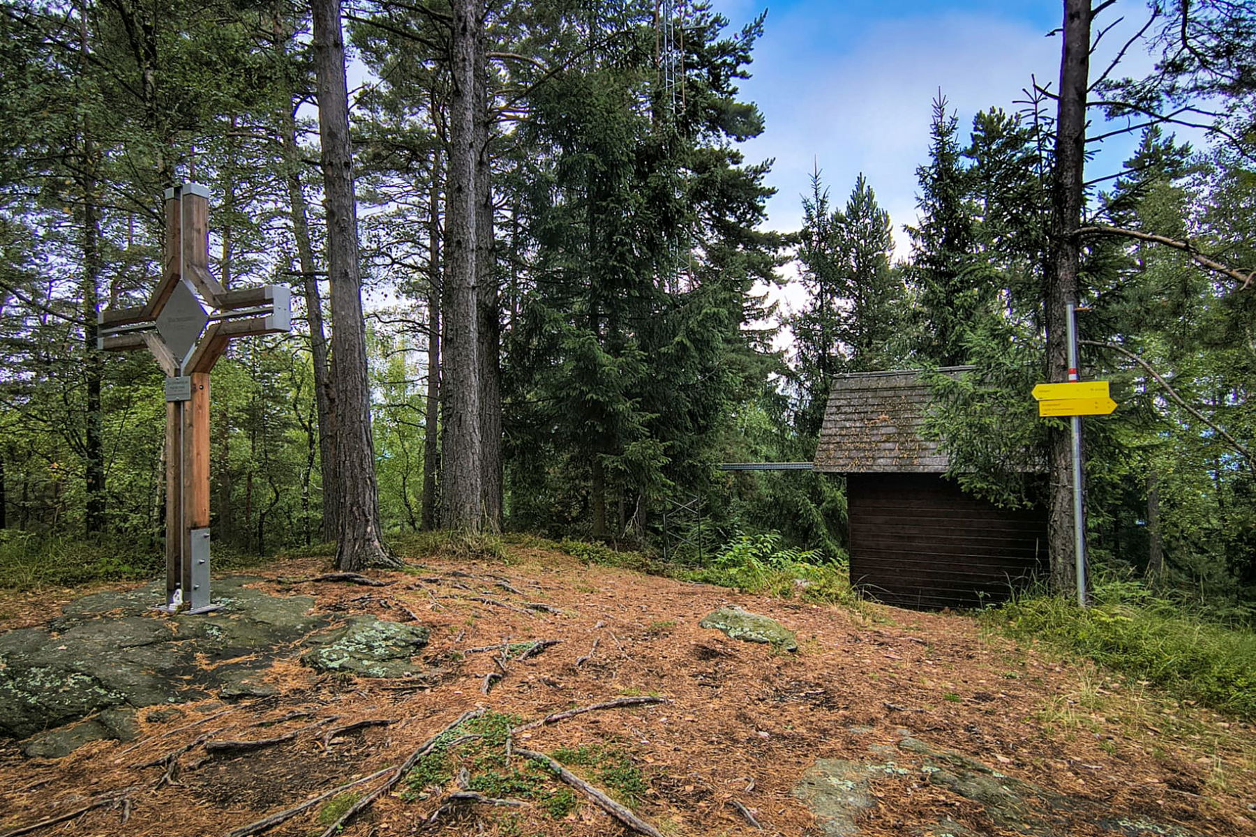 Wartenstein Gipfelkreuz. Foto: Gabriele Papst-Jeszenszky