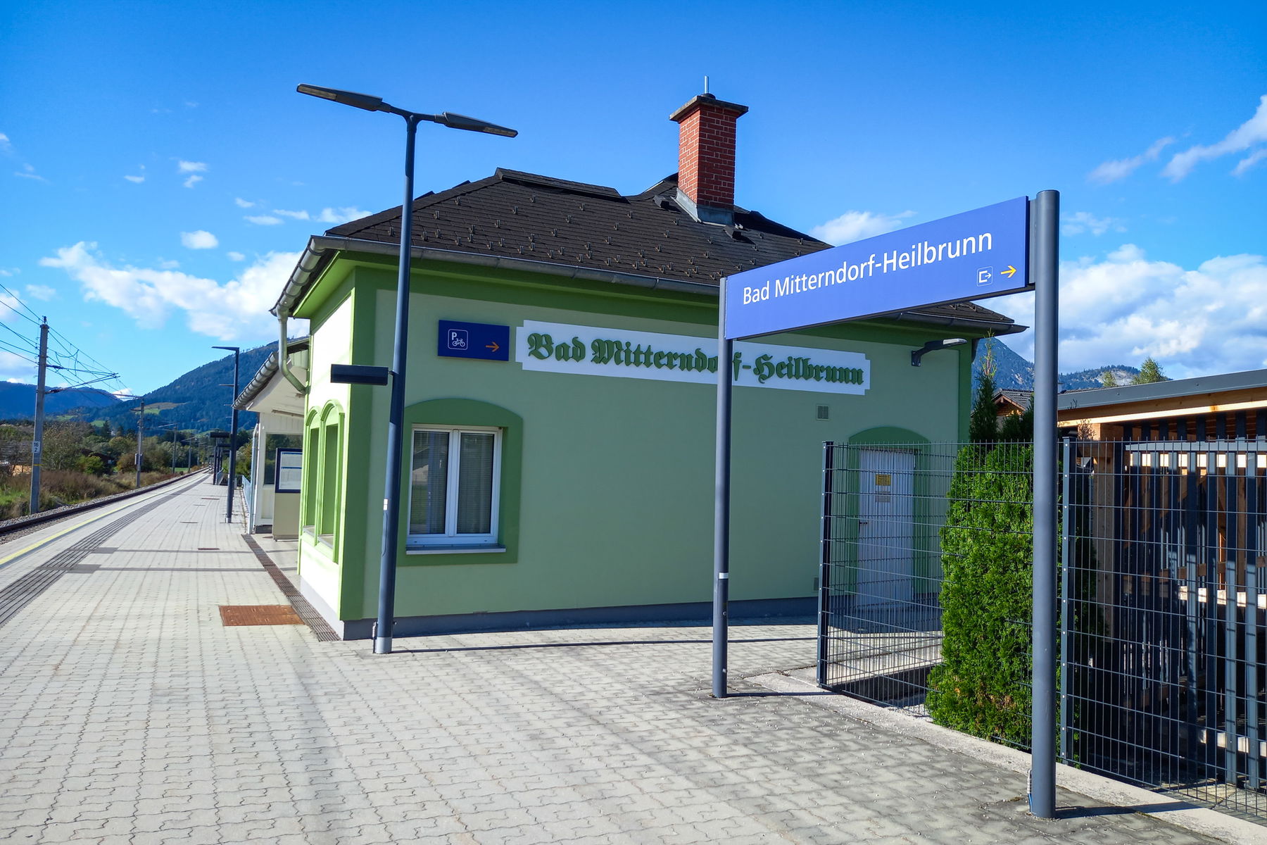 Bahnhof Mitterndorf-Heilbrunn. Foto: Martina Friesenbichler