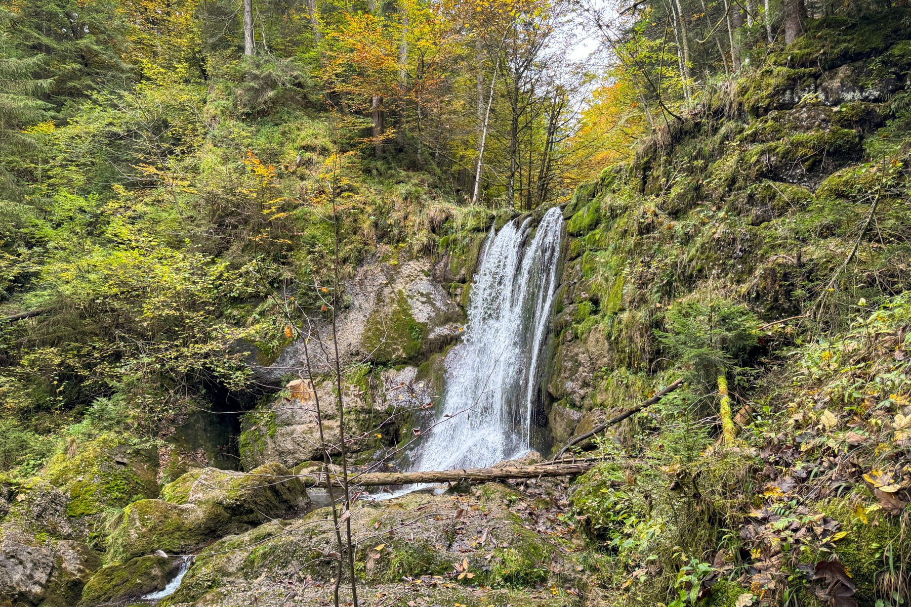 Wasserfall des Steigbachs. Foto: Bernhard Walle