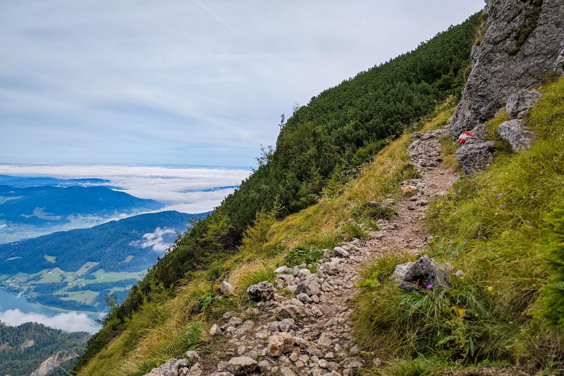 Immer wieder tiefblickende Aussicht. Foto: Lisa Nussdorfer