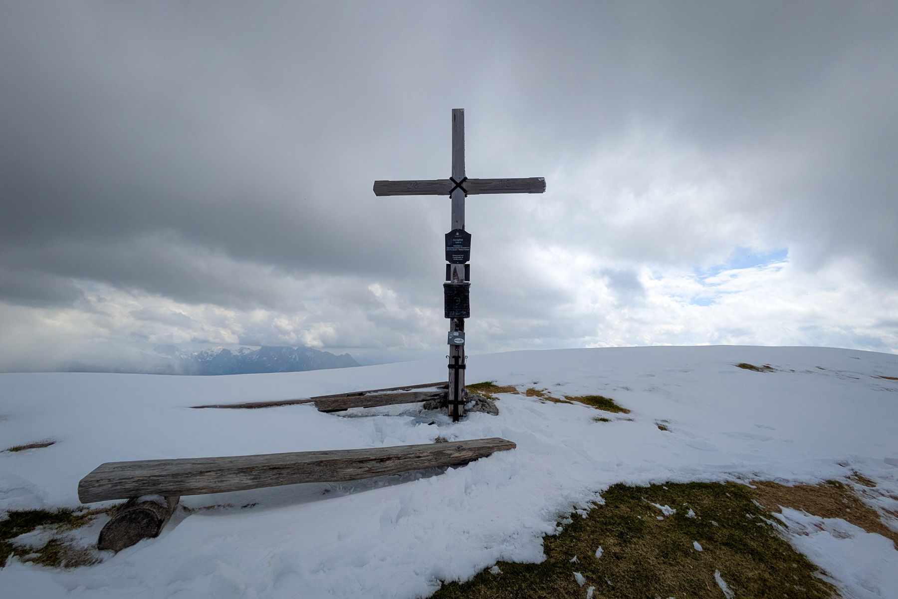 Das Gamsfeld im Schnee. Foto: Anna, POW AT