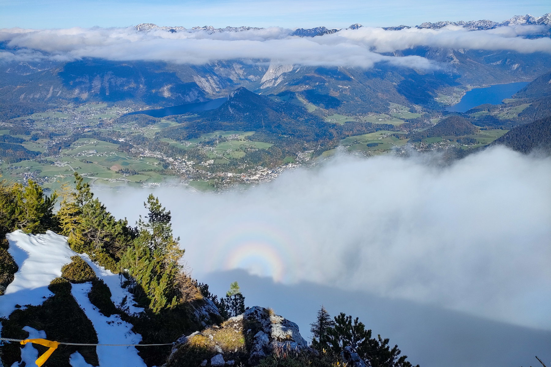 Blick auf Altausseersee und Grundlsee. Foto: Manfred Hinteregger