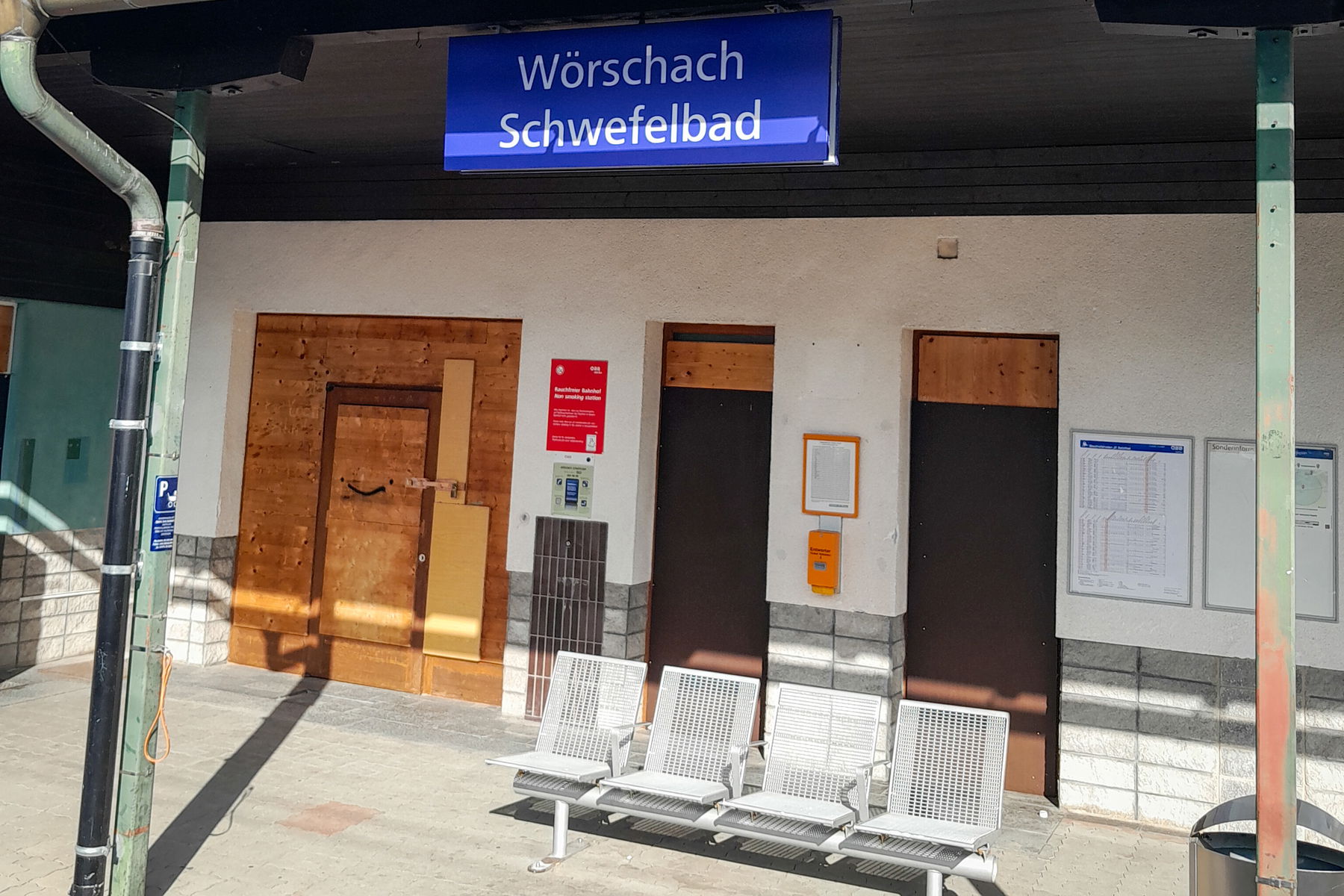 Bahnhof Wörschach. Foto: Martin Winter