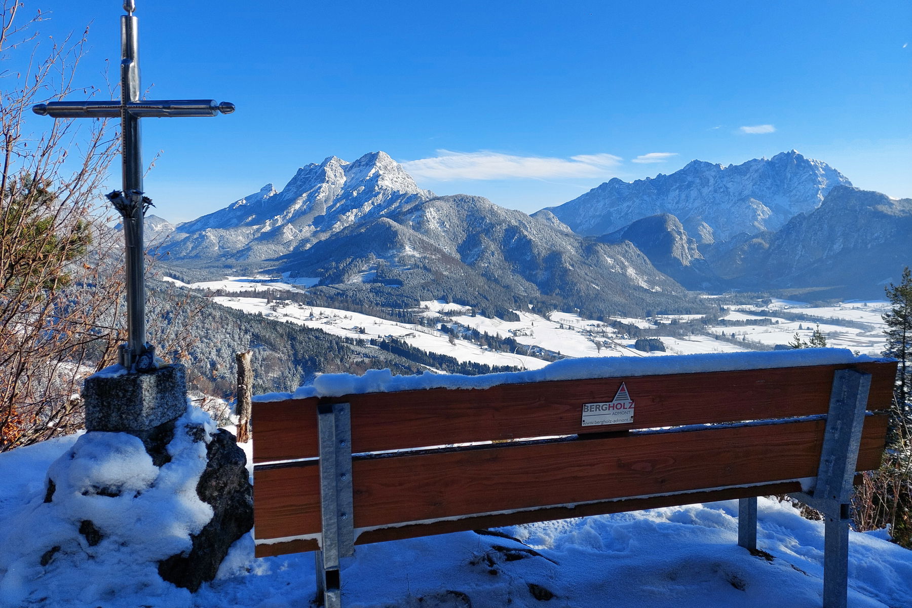Winterwanderung Dörfelstein im Gesäuse: auch ein Eintausender kann alpin sein