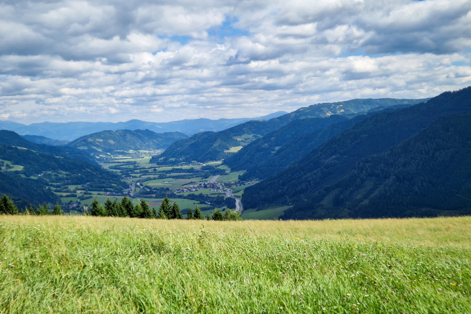 Ein letzter Blick über das wunderschöne Murtal! Foto: Toni, POW AT