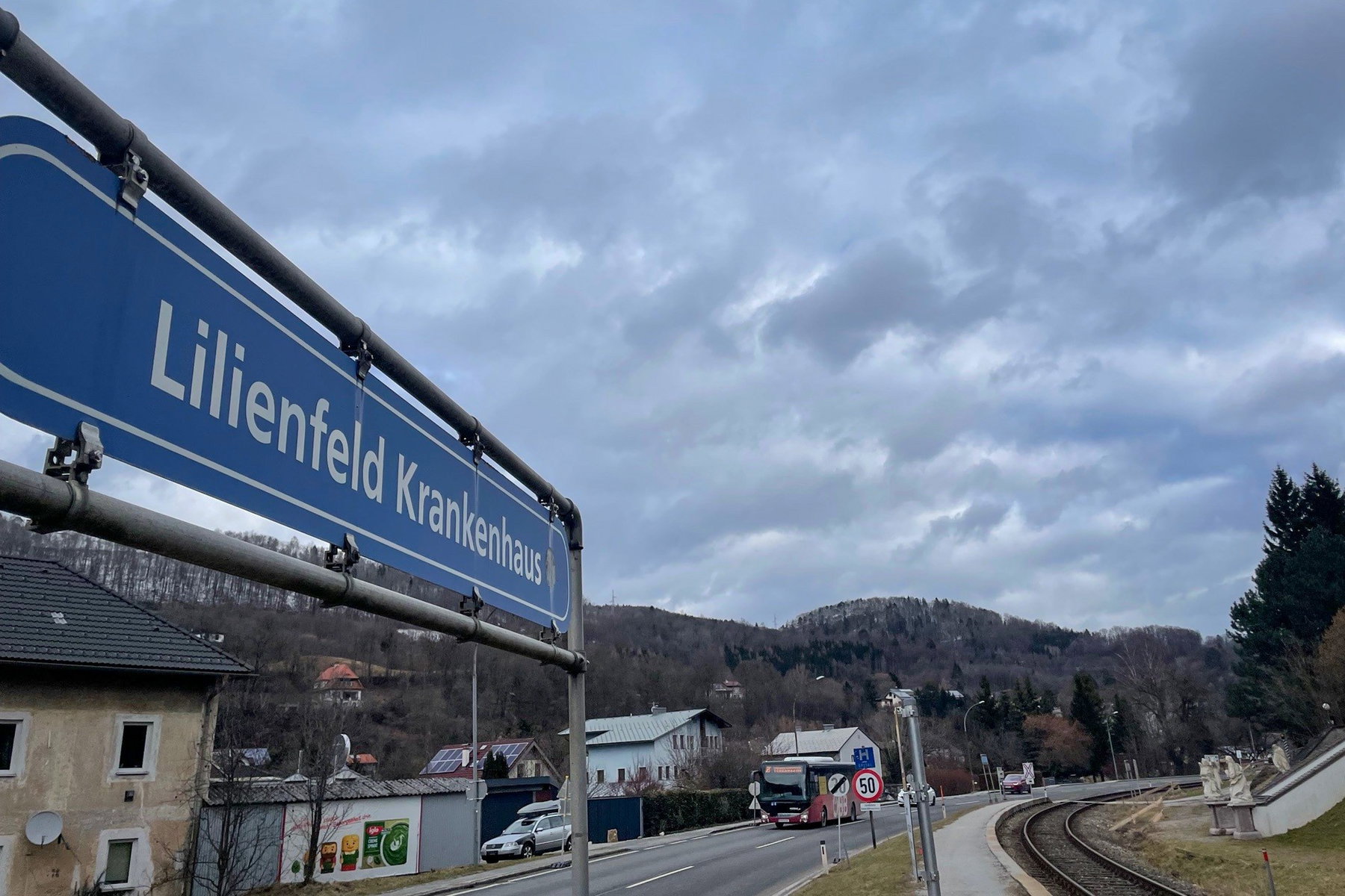 Bahnhof Lilienfeld Krankenhaus. Foto: Ursula Truebswasser