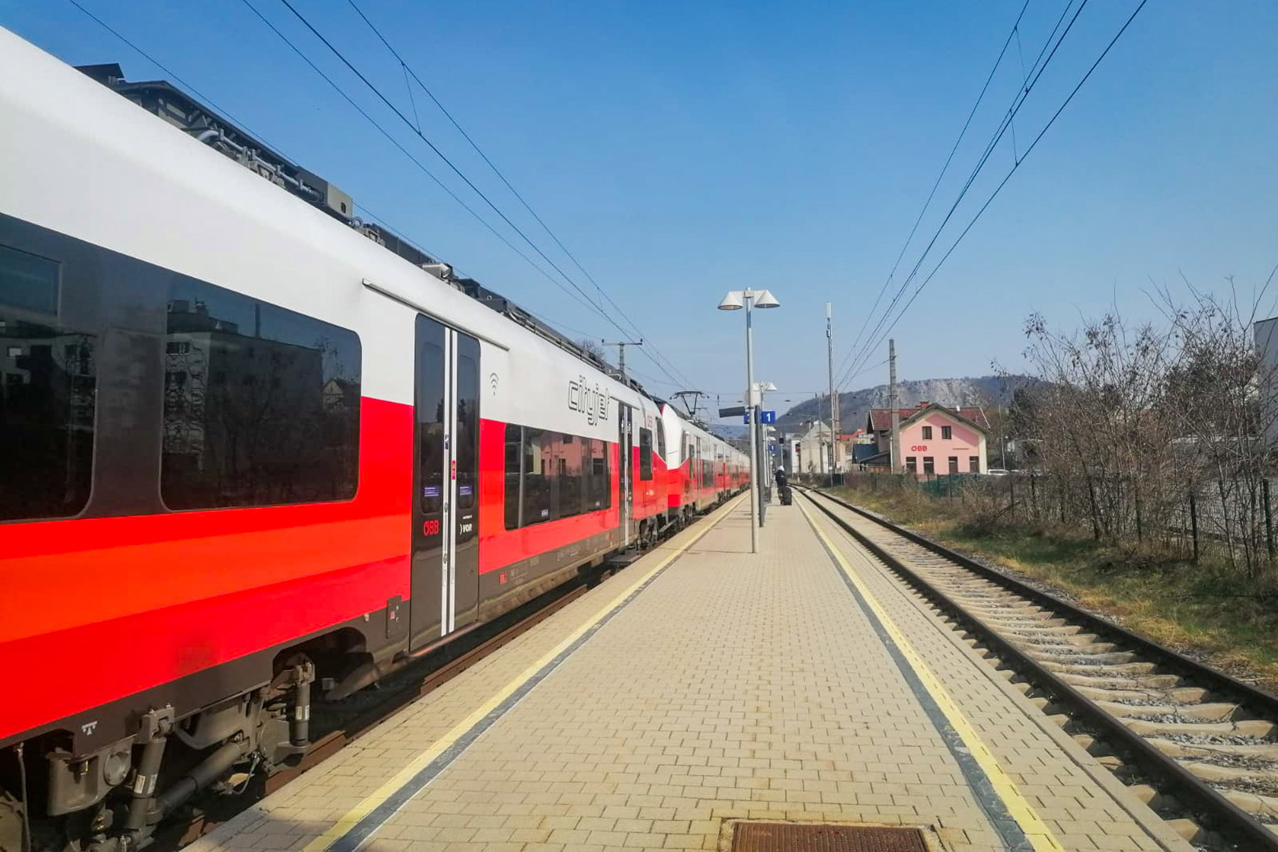 Bahnhof eins von drei in Hainburg. Foto: Sarah Pallauf