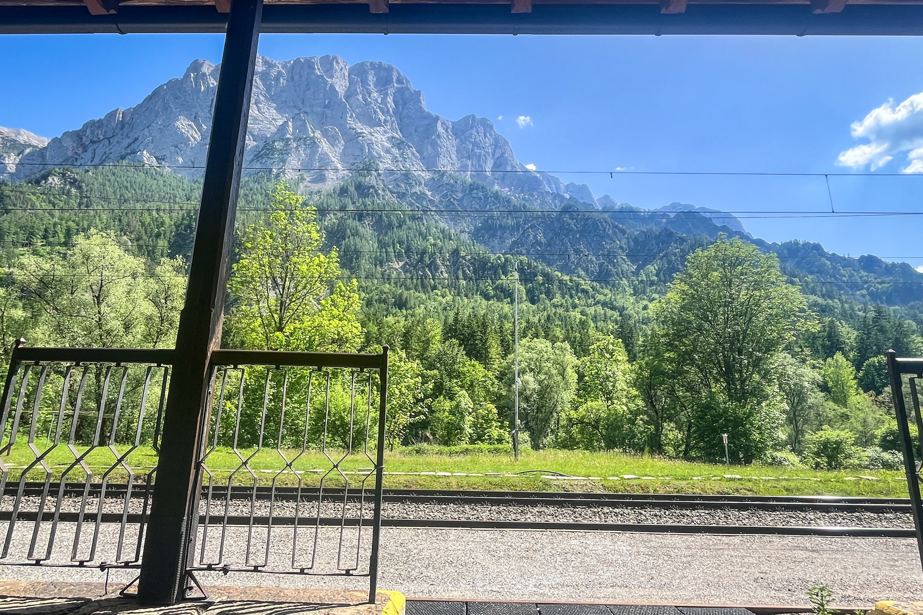Bahnhof Gstatterboden im Nationalpark. Foto: Birgit Matzinger
