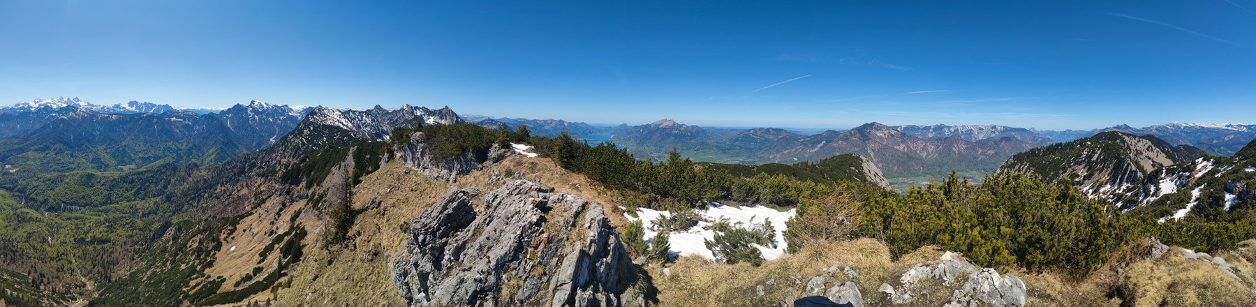 Das lohnende Panorama vom Rosskopf. Foto: Manfred Hinteregger